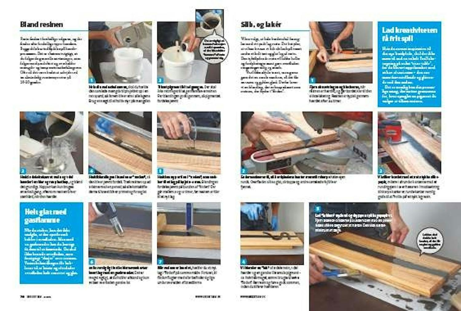 Resin og træ – ny og spændende teknik Resin og træ – ny og spændende teknik